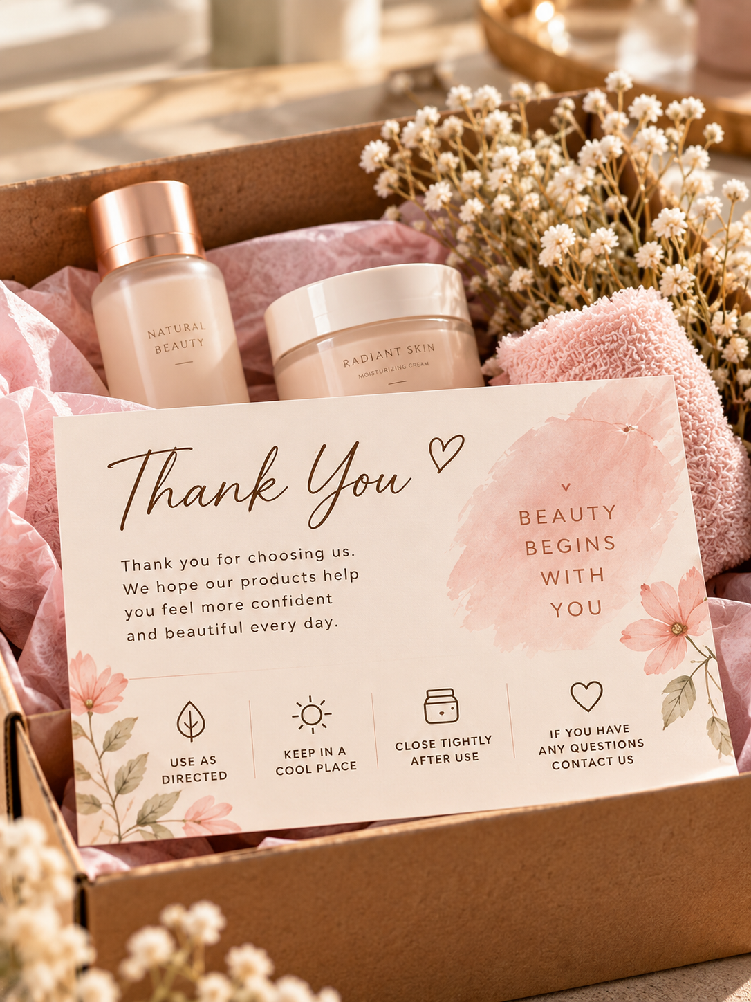 Custom After Sales Cards