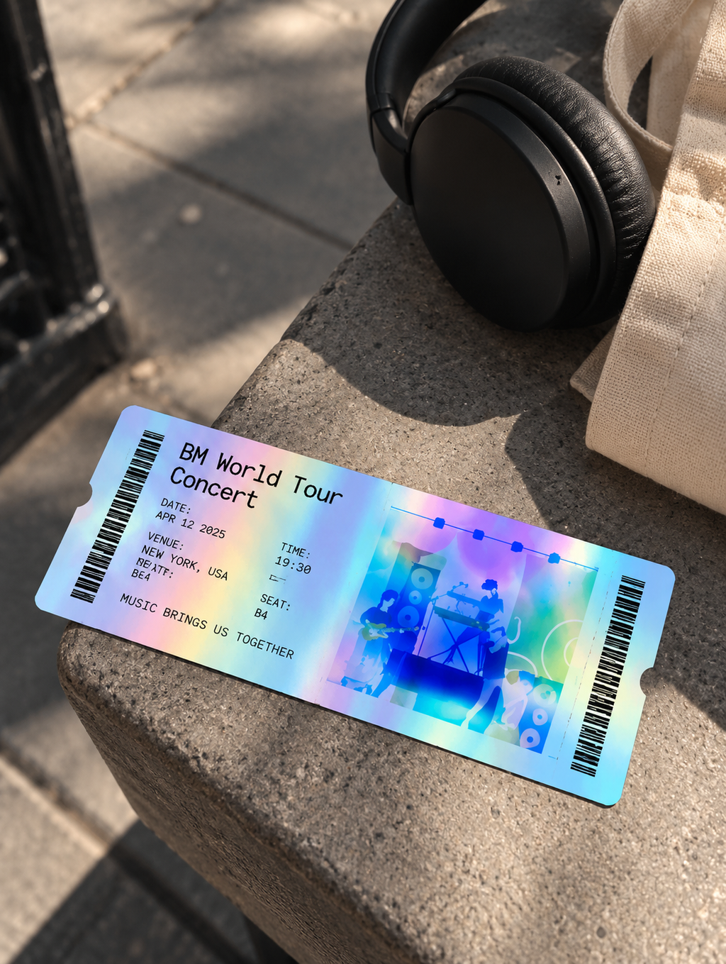 Custom Holographic Event Tickets