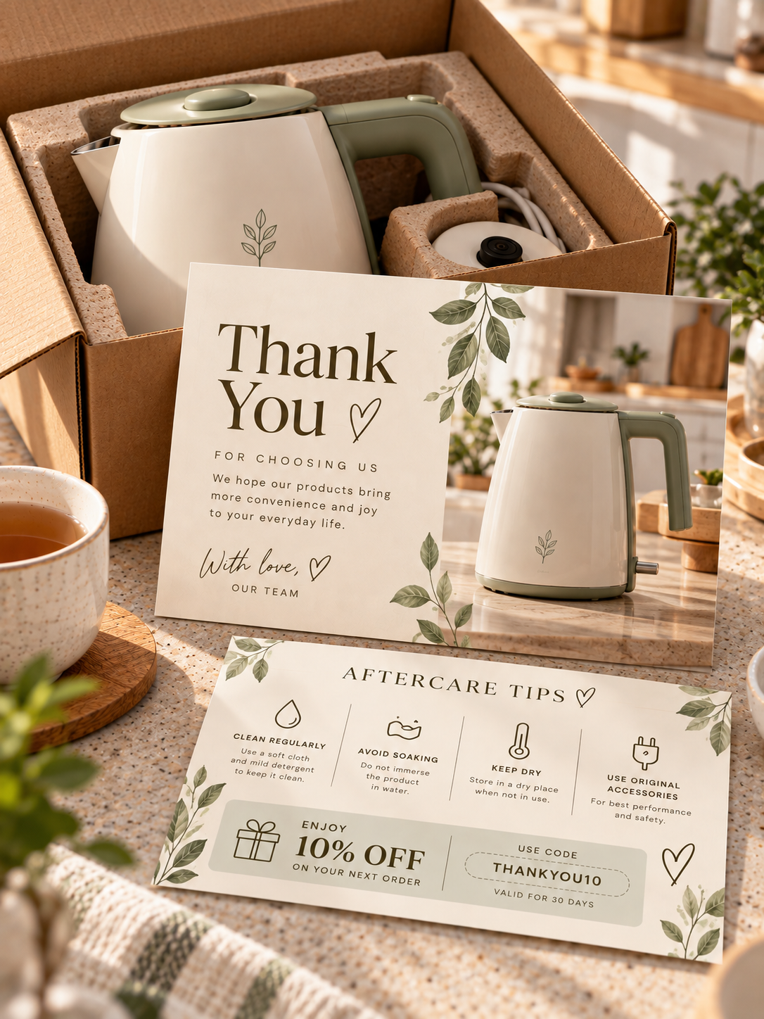 Custom After Sales Cards