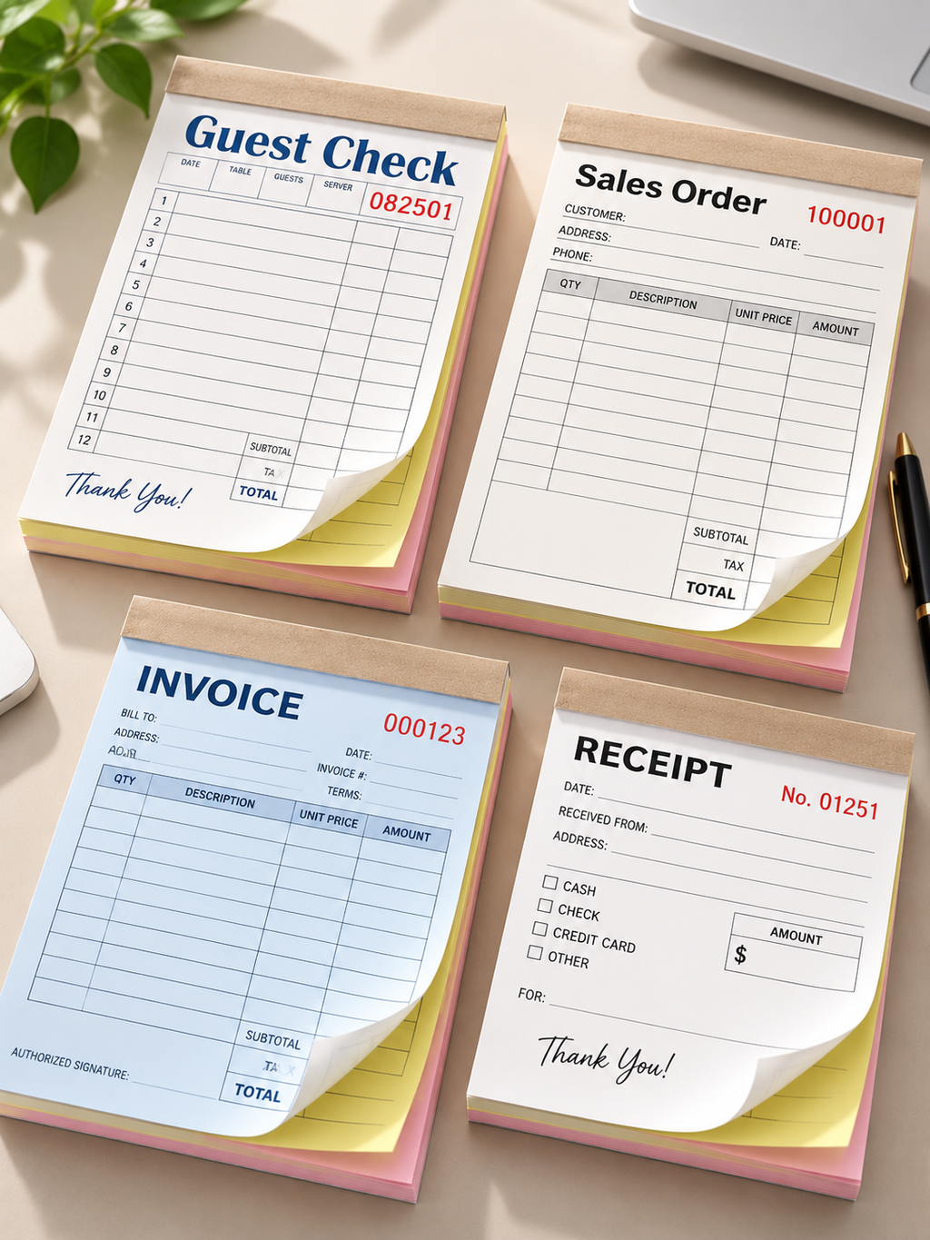 Custom Ticket Books