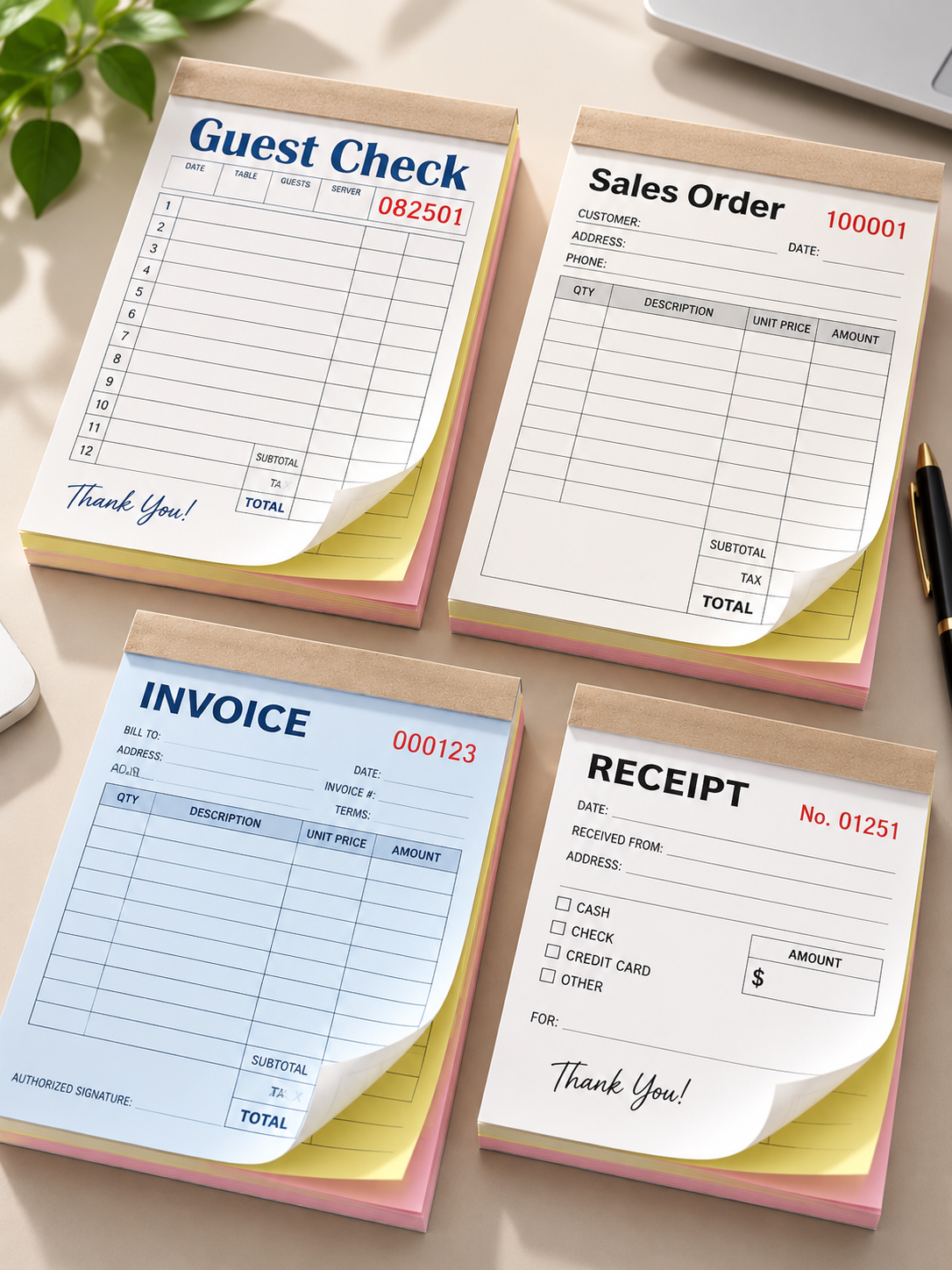 Custom Ticket Books