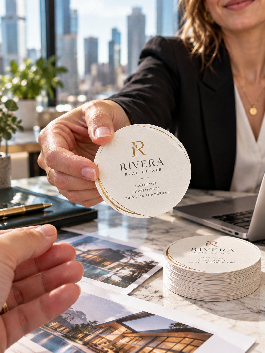 Circle Business Cards