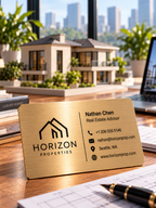 Custom Metallic Business Cards