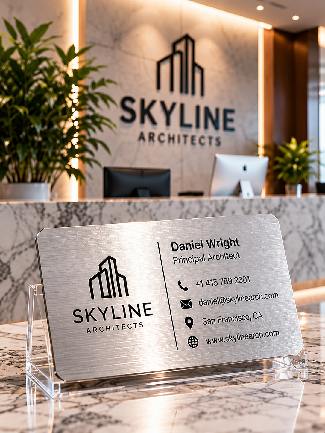 Custom Metallic Business Cards