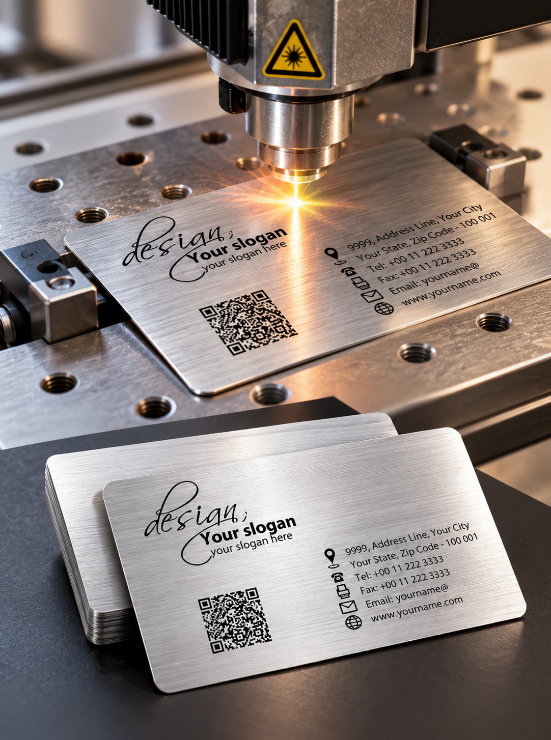 Custom Metallic Business Cards