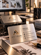 Custom Metallic Business Cards