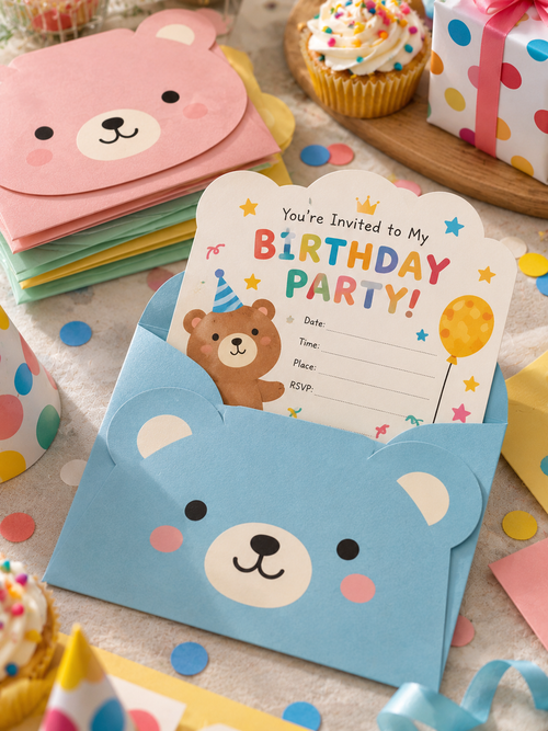 Custom Die Cut Shape Envelopes