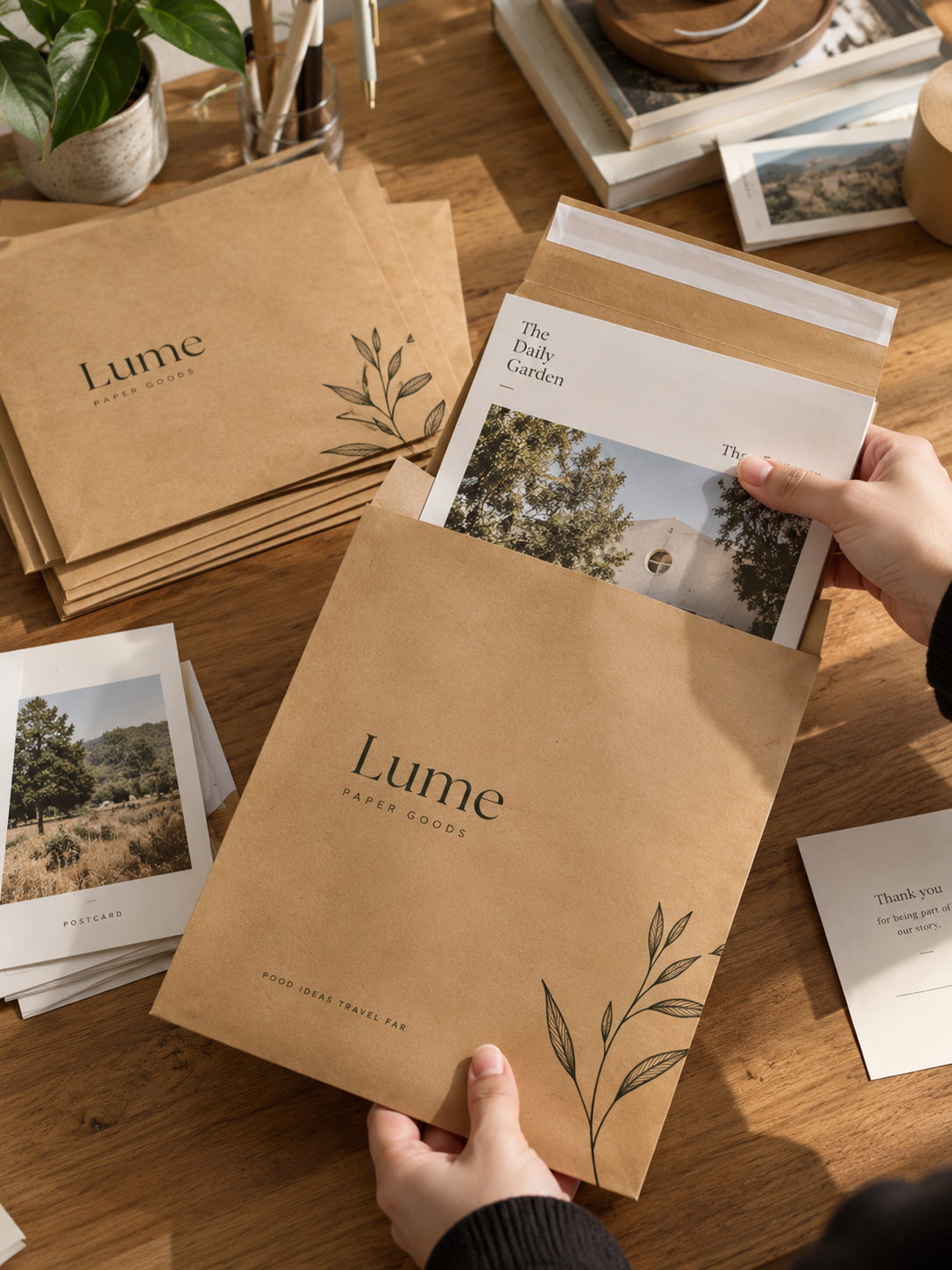 Custom Eco Kraft Paper Envelopes