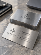 Custom Metallic Business Cards