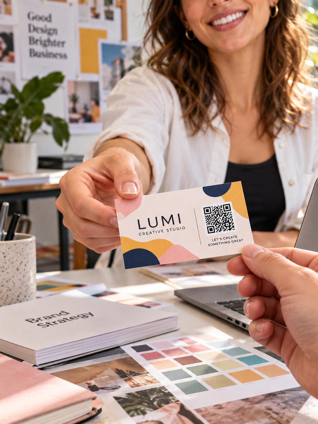 Custom QR Business Cards