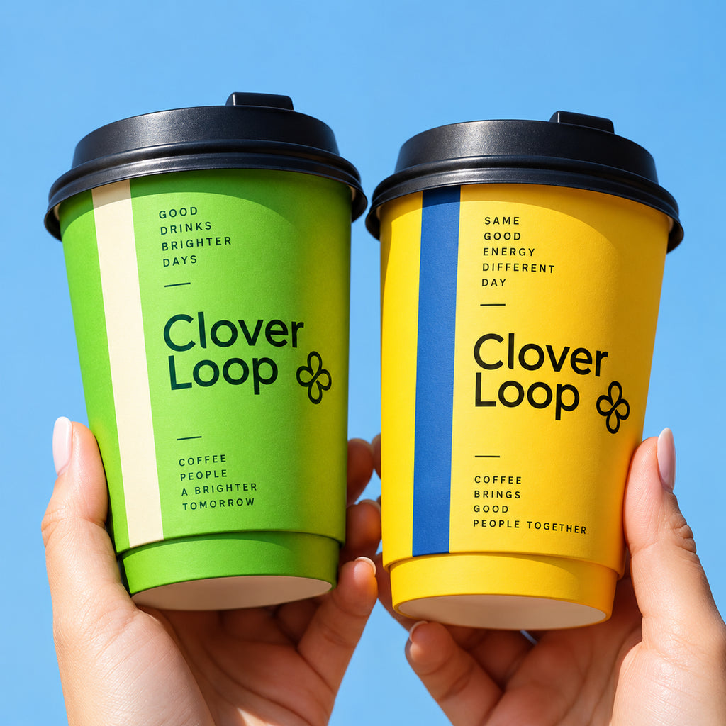 Custom Double Wall Paper Coffee Cups