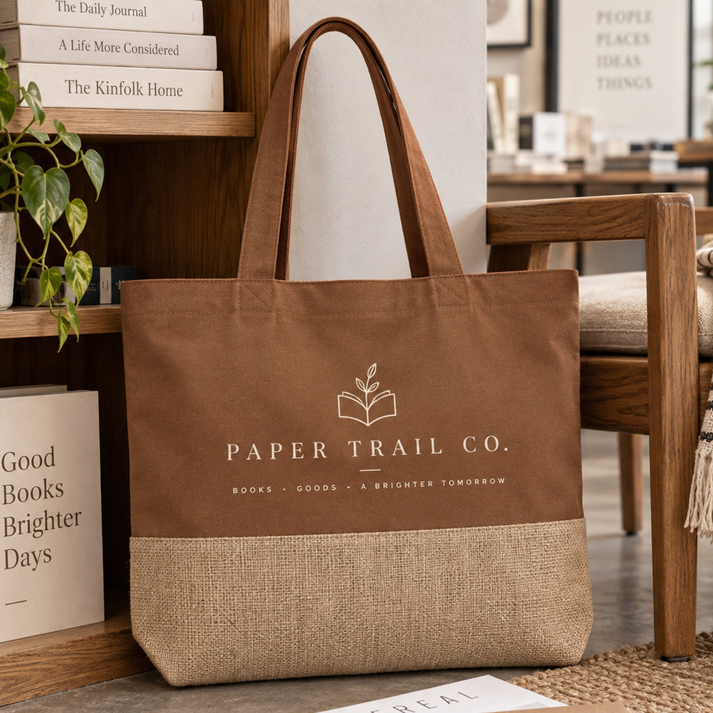 Custom Large Shopper Jute Bags