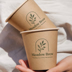 Custom Single Wall Coffee Cups
