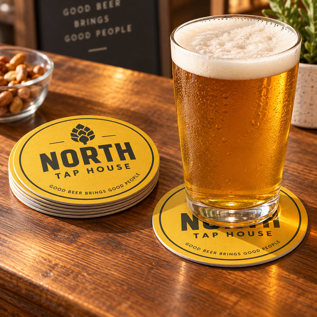 Custom Pulpboard Coasters