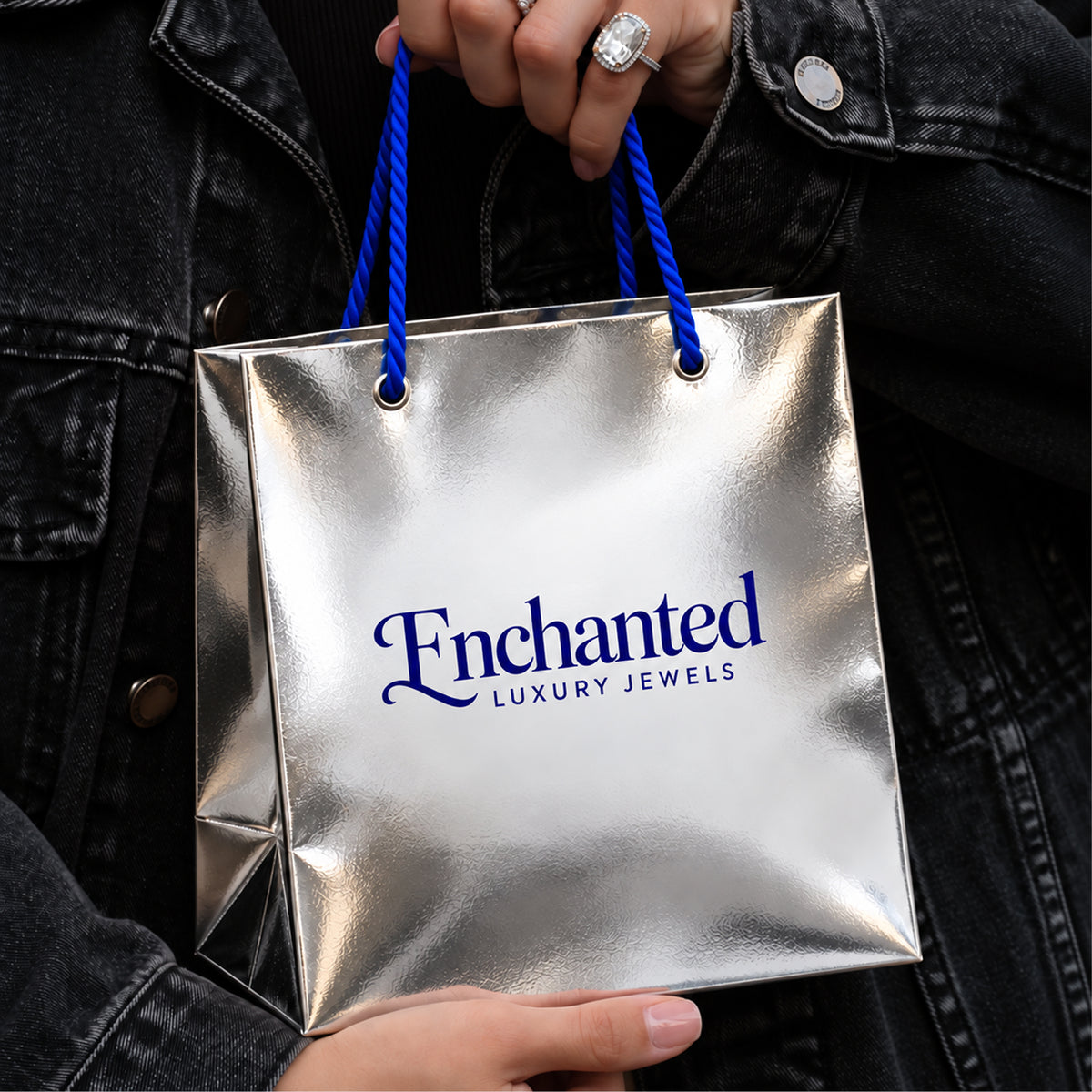 Custom Metal Foil Shopping Bags