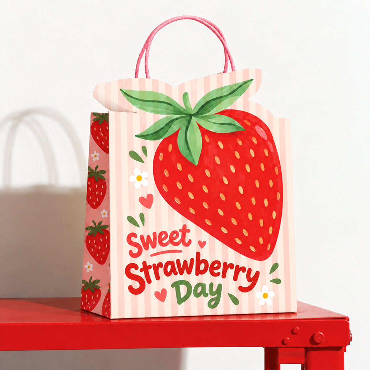 Custom Die-Cut Kraft Shopping Bags