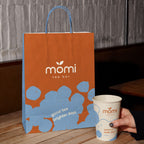 Custom Kraft Shopping Bags with Twisted Handles