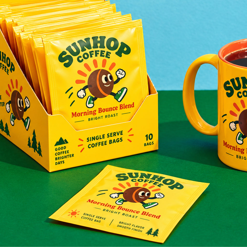 Custom Printed Pour-Over Drip Coffee Bags