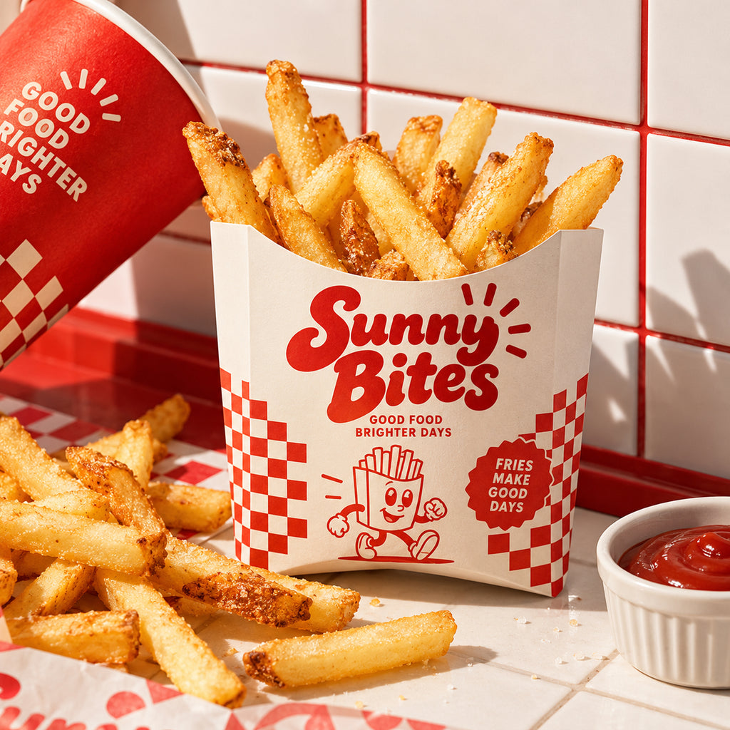 Custom Branded French Fry Boxes