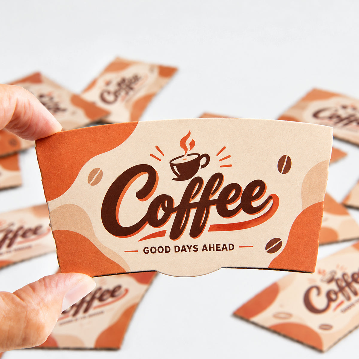 Custom Printed Corrugated Cup Sleeves