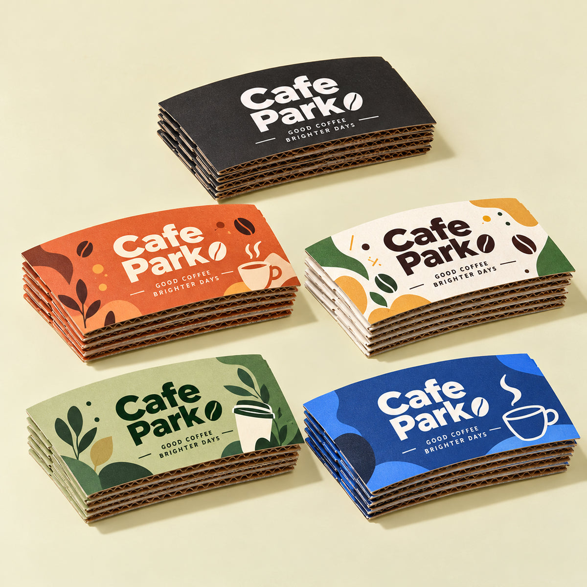 Custom Printed Corrugated Cup Sleeves