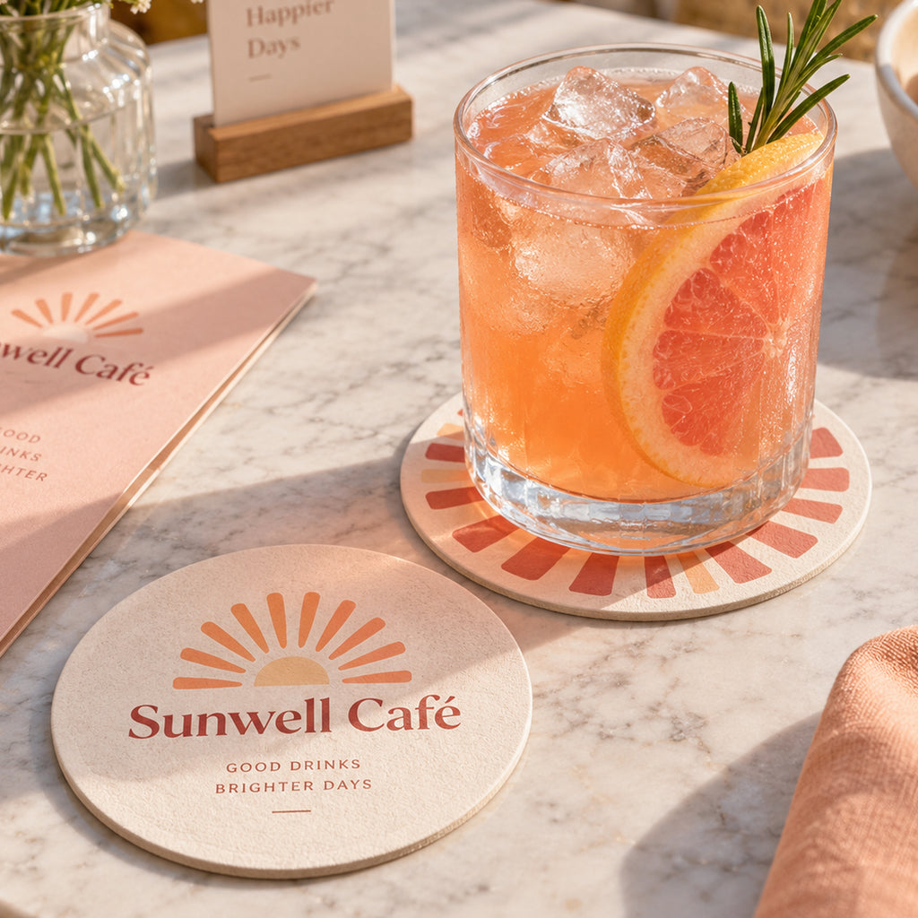 Custom Pulpboard Coasters