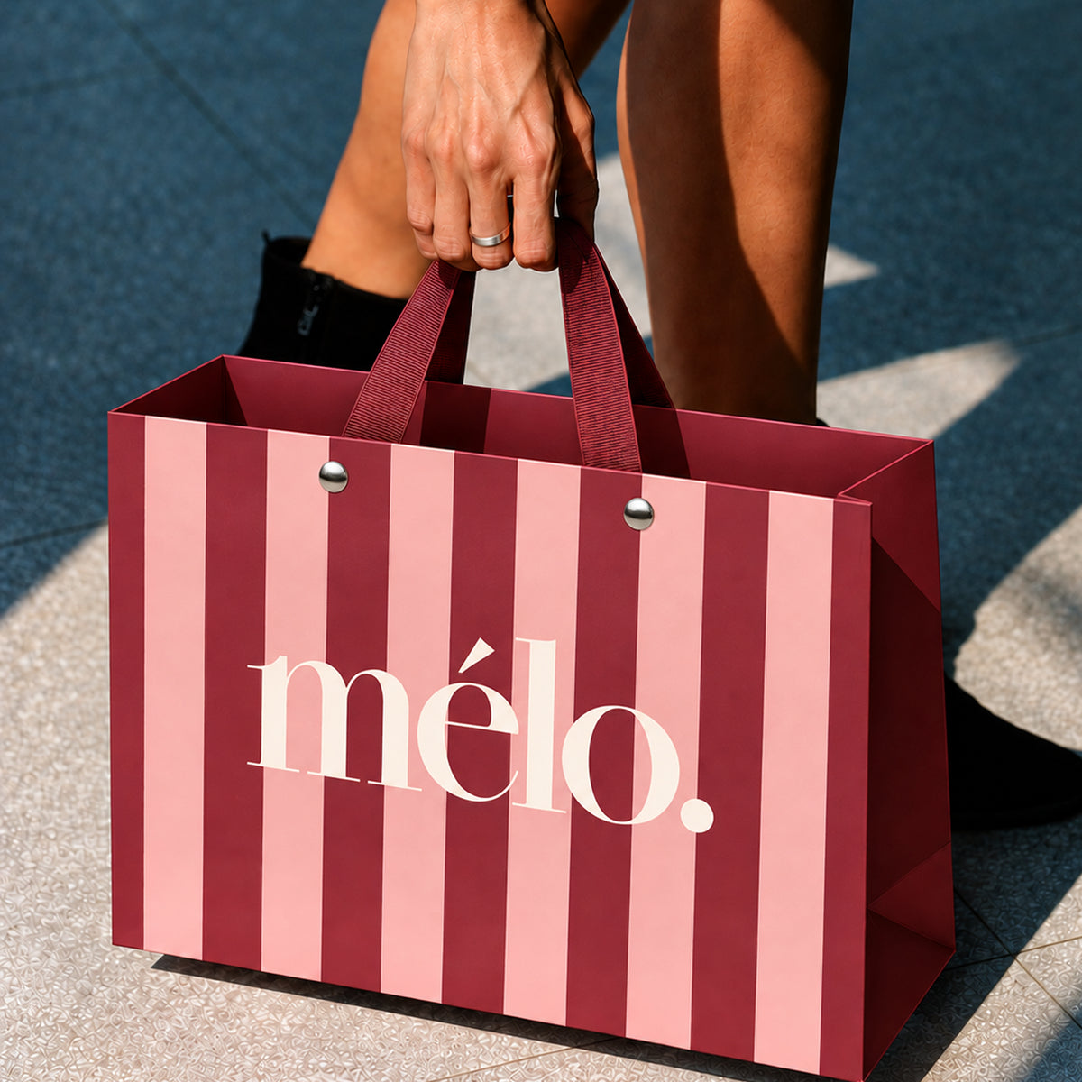 Custom Riveted Paper Gift Bags