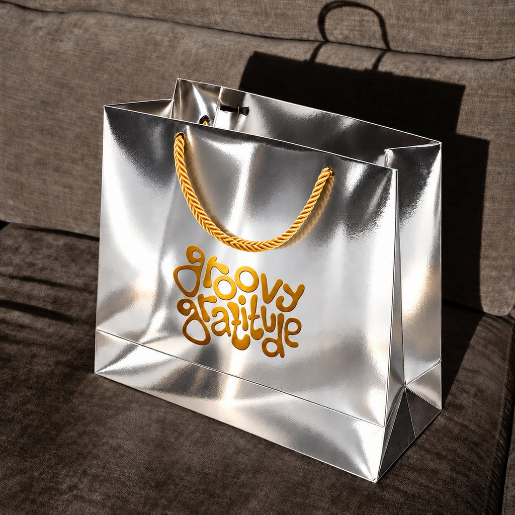 Custom Metal Foil Shopping Bags