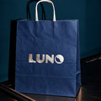 Custom Metallic Foil Kraft Shopping Bags