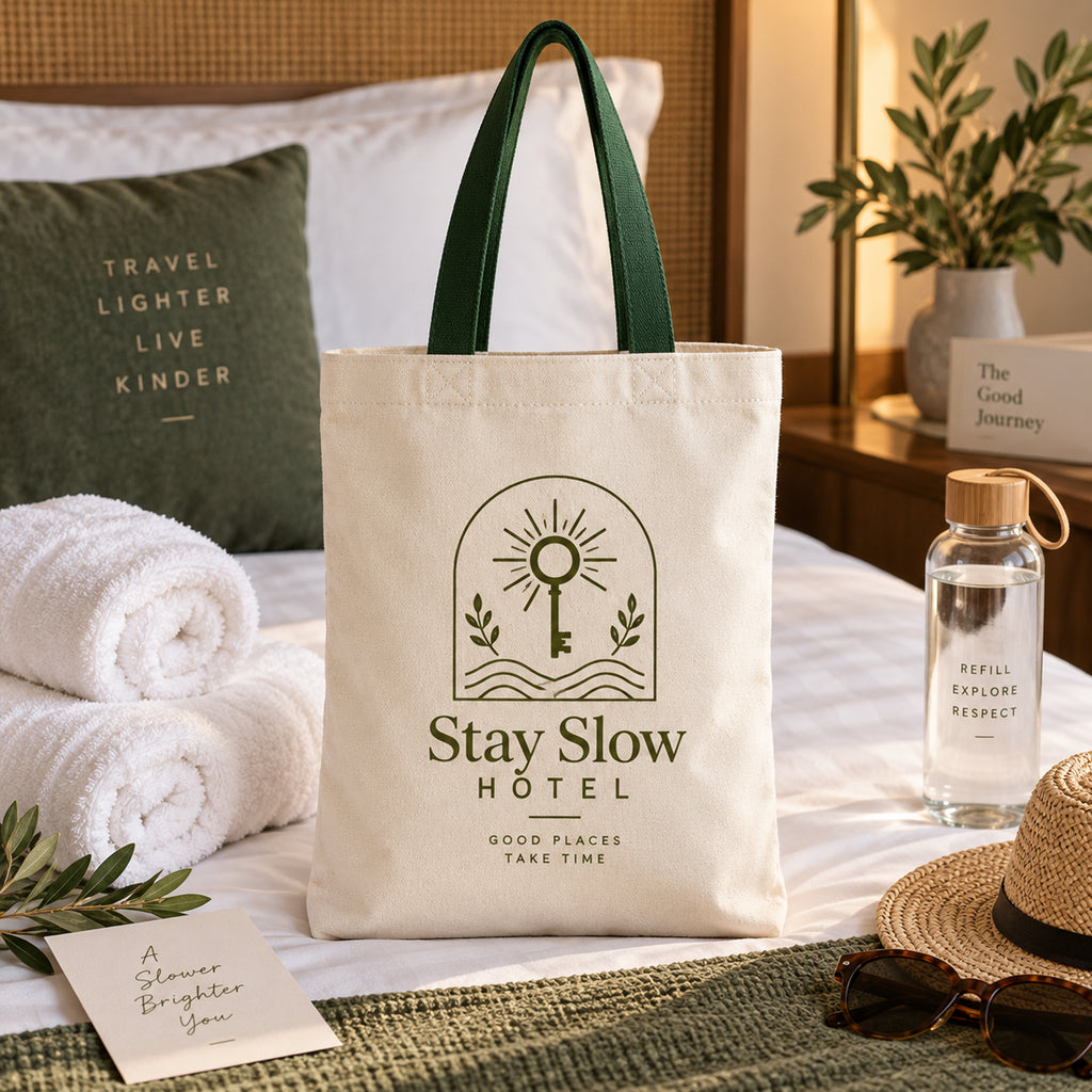 Custom Cotton Canvas Grocery Tote Bag