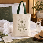 Custom Cotton Canvas Grocery Tote Bag