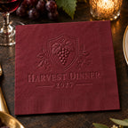 Custom Embossed Napkins