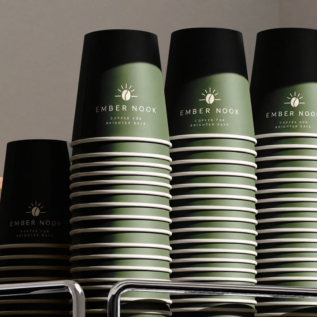 Custom Single Wall Coffee Cups