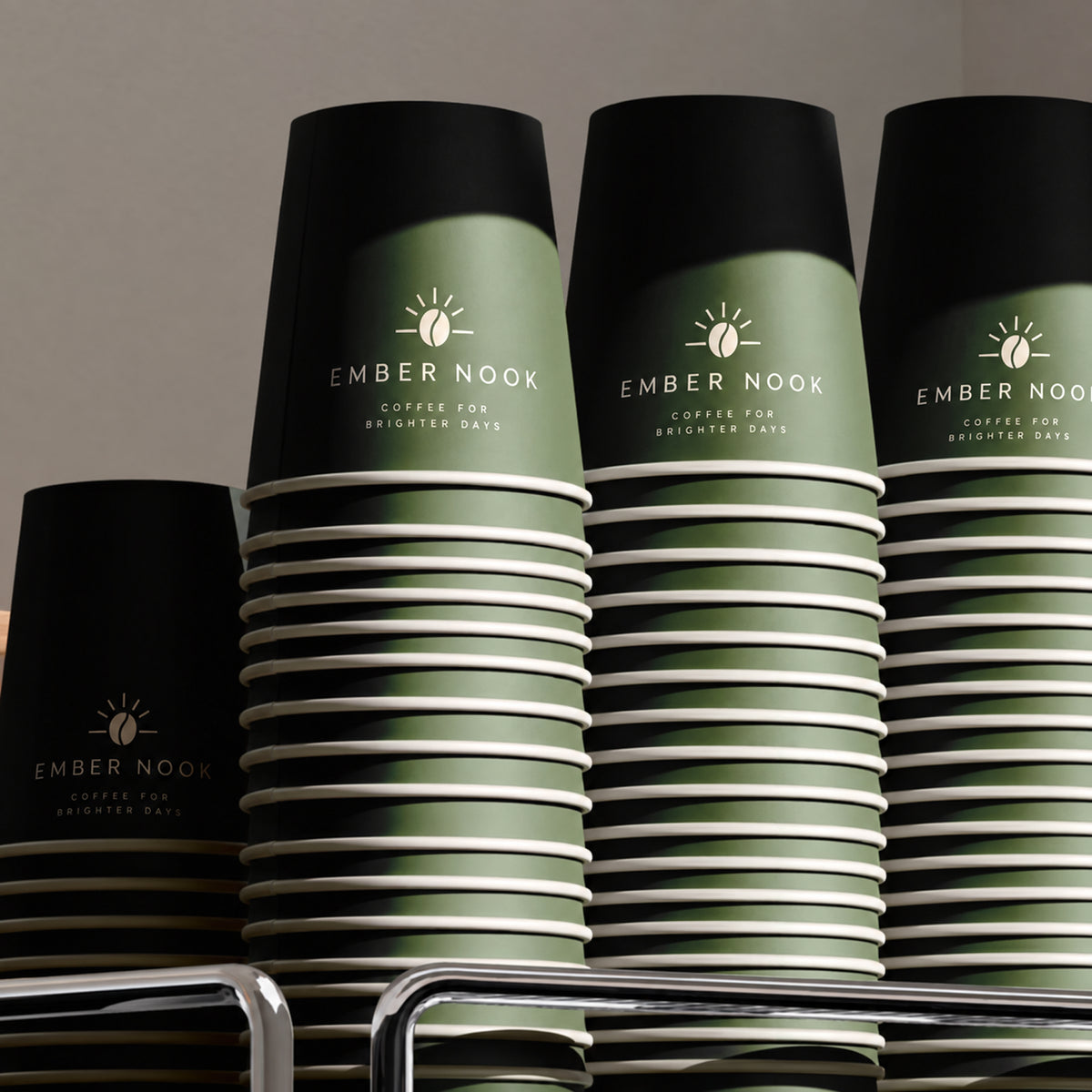 Custom Single Wall Coffee Cups