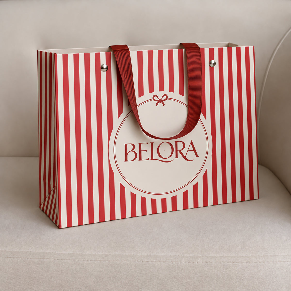 Custom Riveted Paper Gift Bags