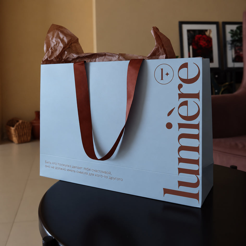 Custom Printed Ribbon Handle Gift Bags
