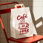 Custom Kraft Takeout Bags with Flat Handles