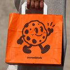 Custom Kraft Takeout Bags with Flat Handles
