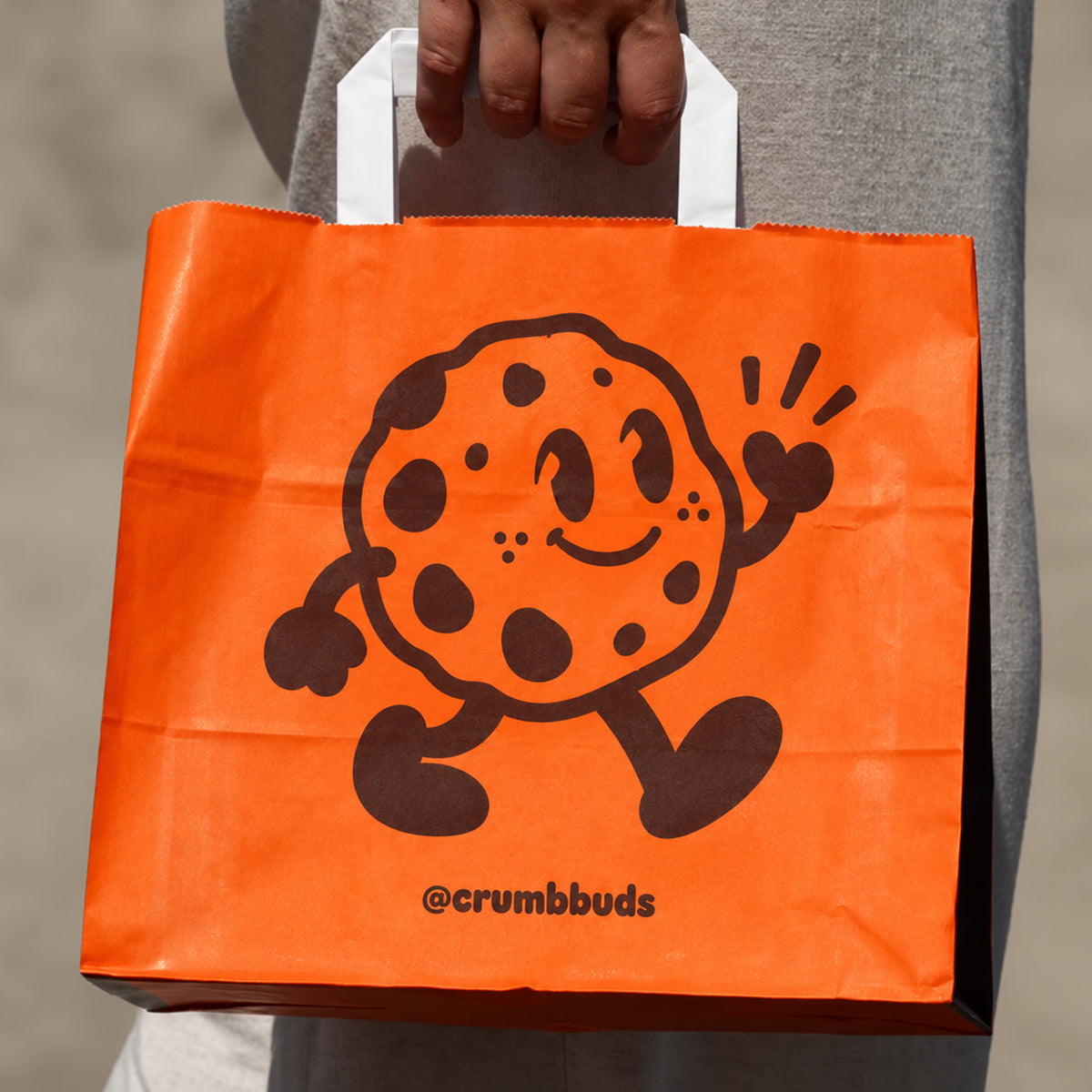 Custom Kraft Takeout Bags with Flat Handles