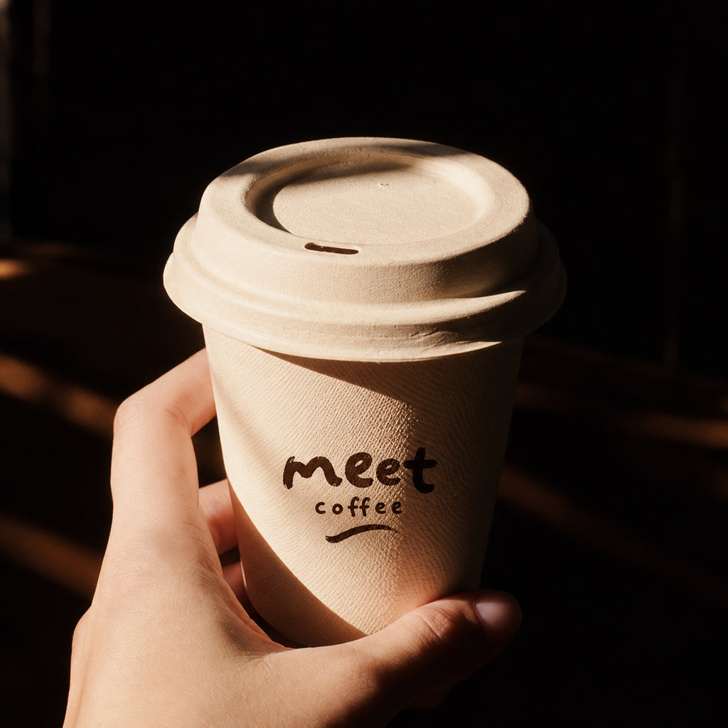 Custom Compostable Sugarcane Coffee Cups