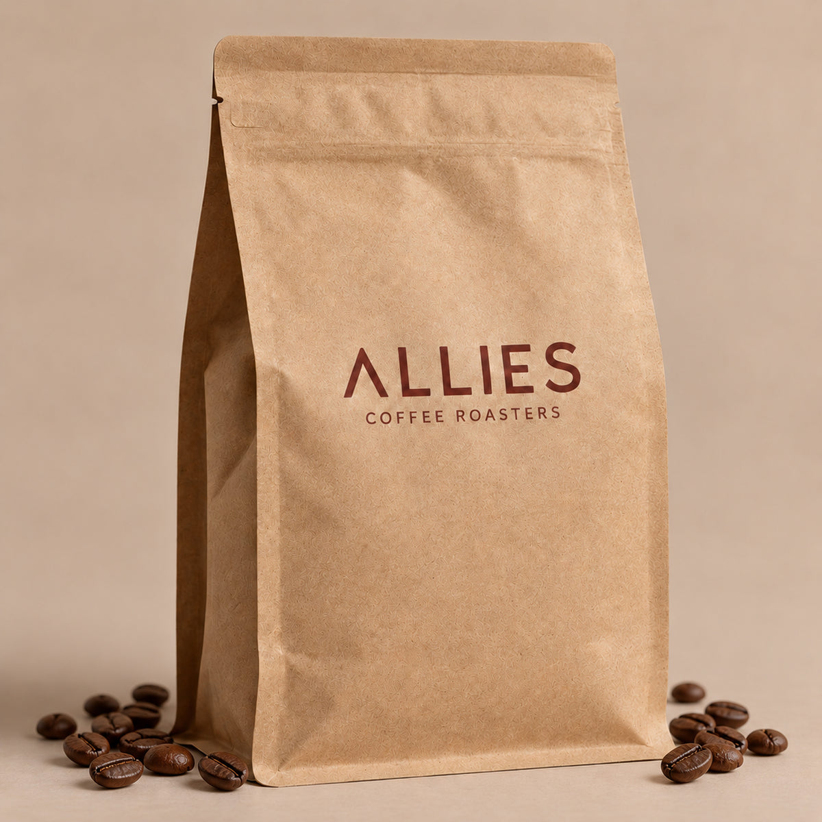 Custom Printed Kraft Coffee Bags