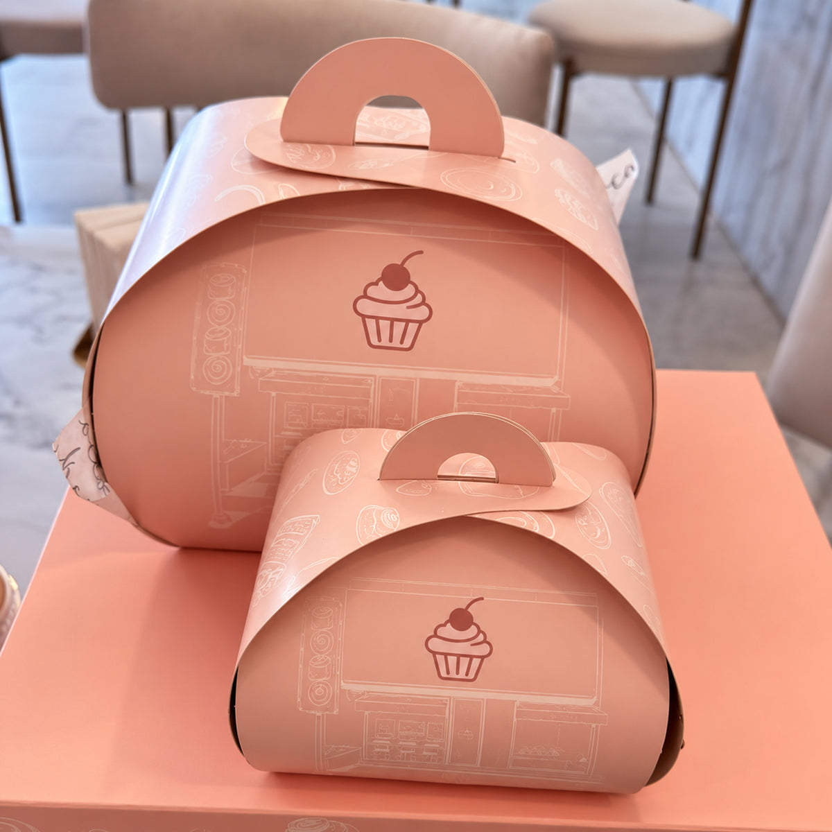 Custom Bakery Carry Boxes