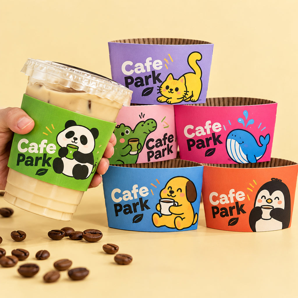Custom Printed Corrugated Cup Sleeves