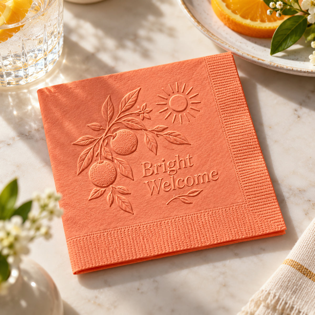 Custom Embossed Napkins