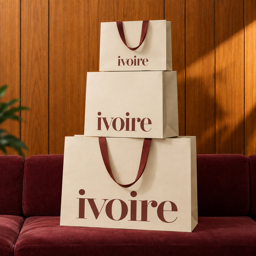 Custom Printed Ribbon Handle Gift Bags