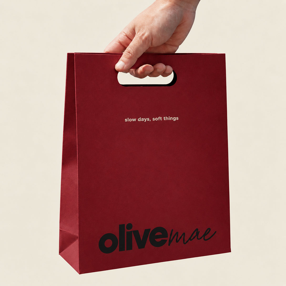 Custom Die-Cut Handle Paper Bags