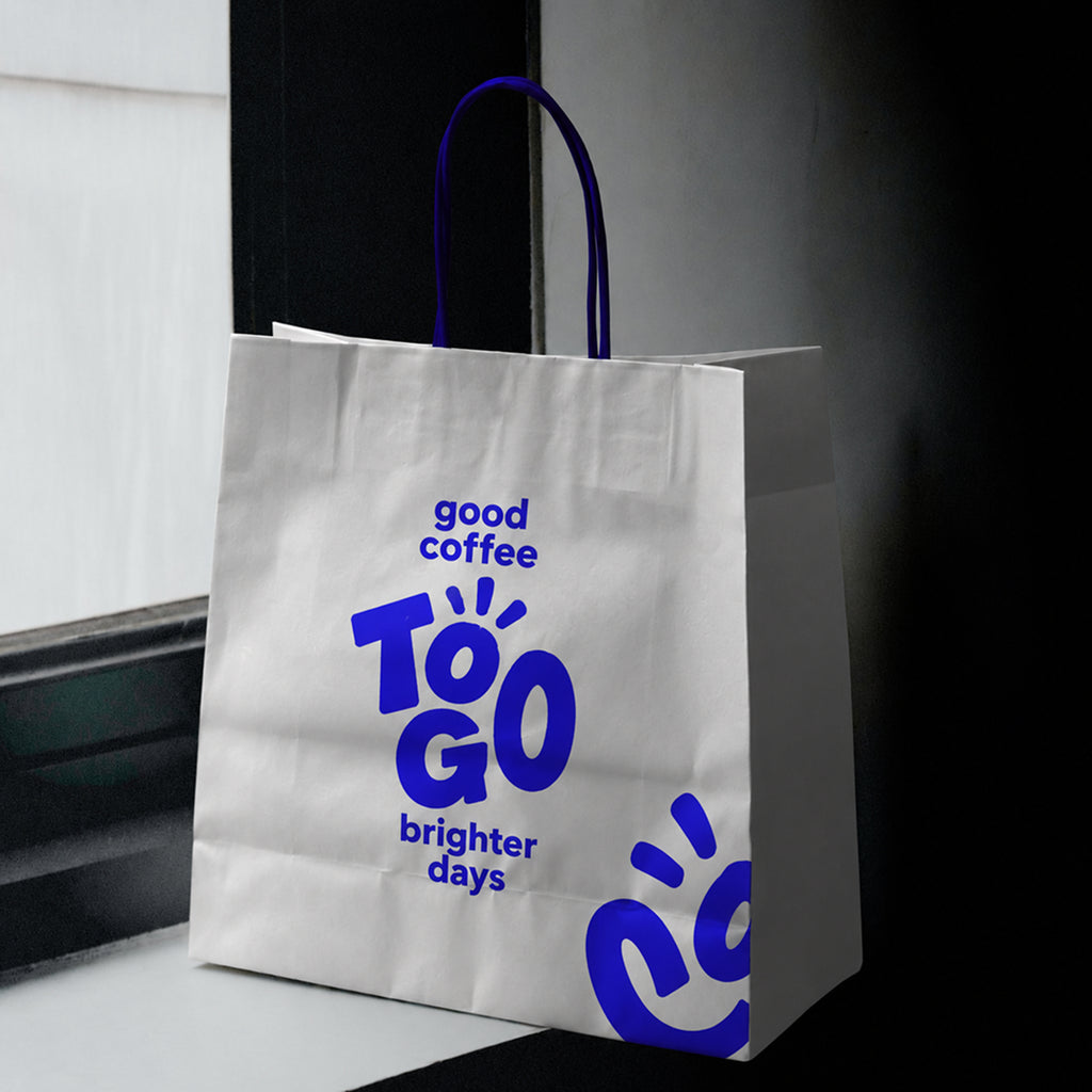 Custom Kraft Shopping Bags with Twisted Handles