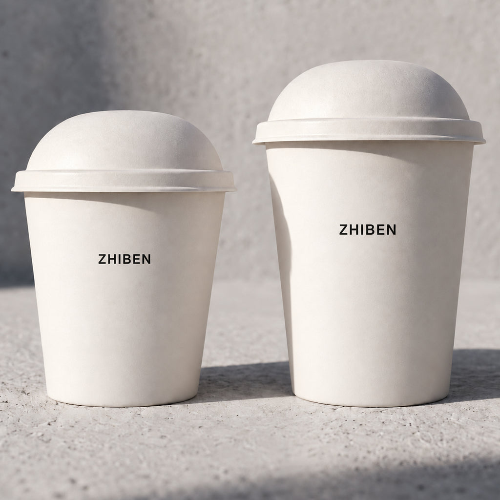 Custom Compostable Sugarcane Coffee Cups