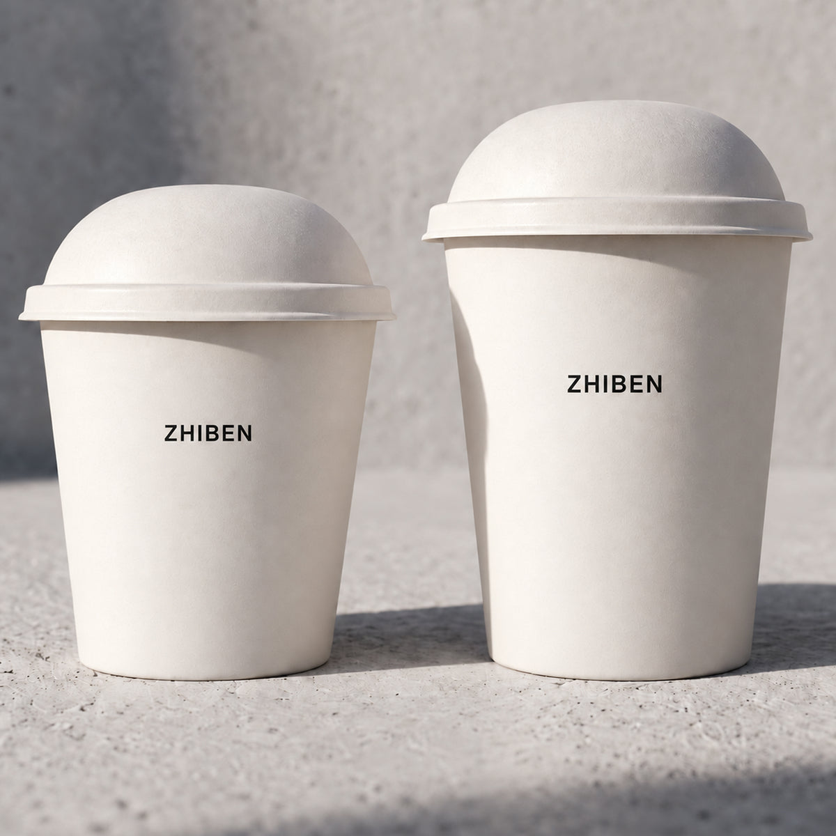 Custom Compostable Sugarcane Coffee Cups