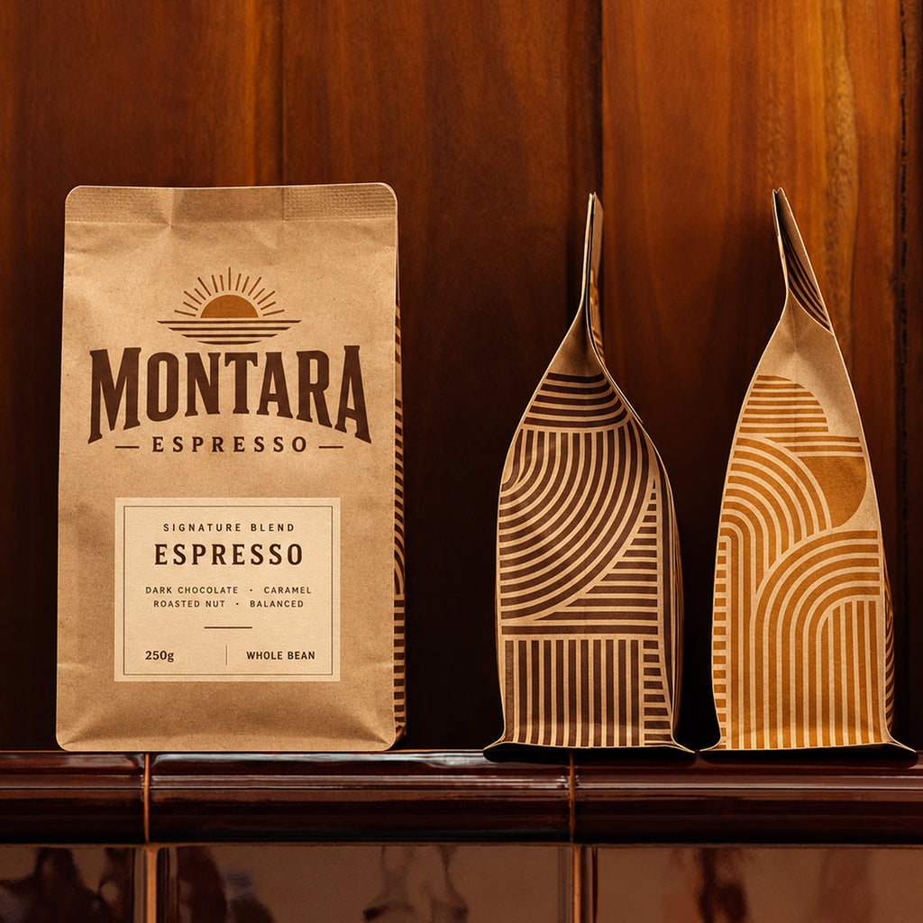 Custom Printed Kraft Coffee Bags